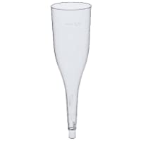 PAPSTAR 12186 50 - Copa de champán (Accesorio Superior- 0-1 L- diámetro: 5 cm- Altura: 17-5 cm)- Color Transparente